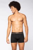 Cueca microfibra men preta boxer lupo Cueca microfibra men preta boxer lupo