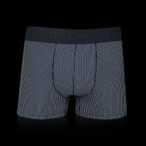 Cueca modelo boxer listrada roupa intima masculina