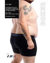 Cueca nawes box em algodão plus size n22