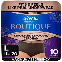 Cueca para Incontinência Always Discreet Boutique Grande Preta Cueca para Incontinência Always Discreet Boutique Grande Preta