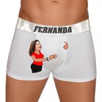 Cueca Personalizada Com Caricatura Presente Criativo Intimo