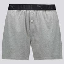 Cueca Puma Samba Canção Cotton Cinza