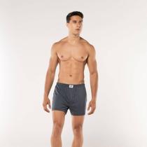 Cueca Samba Canção Cinza Chumbo KPR 1405 Listrada