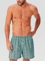 Cueca Samba Canção Hering KFT9 Masculina Xadrez Algodão T. P/XG Cueca Samba Canção Hering KFT9 Masculina Xadrez Algodão T. P/XG