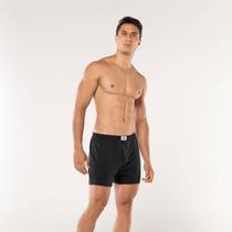 Cueca Samba Canção Preto KPR 1140 100% Algodão