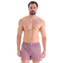 Cueca Samba Canção Quadriculada Vermelha Zee Rucci Cueca Samba Canção Quadriculada Vermelha Zee Rucci