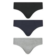 Cueca selene slip kit com 3 11910 algodão masculina tradicional Cueca selene slip kit com 3 11910 algodão masculina tradicional