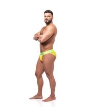 Cueca sexy undies 5cm amarelo e verde