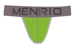 Cueca sexy undies 5cm verde e cinza