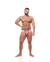 Cueca sexy undies 5cm vermelho e branco