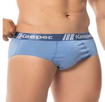 Cueca Slip Adulto Keeper Algodão Kit Com 15 Peças Cueca Slip Adulto Keeper Algodão Kit Com 15 Peças
