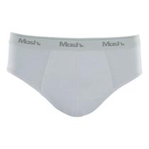 Cueca Slip Algodão MASH Branca