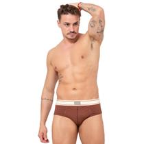 Cueca Slip Canelada Terracota J Wilas Underwear