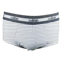 Cueca Slip Cotton Plus Size CiaMan Risca de Giz SPS42