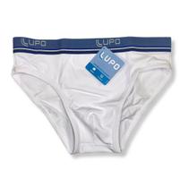 Cueca Slip de Algodão c/ Elástico Reforçado Lupo