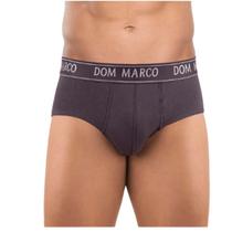 Cueca slip Dom Marco em algodão com elástico personalizado 6065 Cueca slip Dom Marco em algodão com elástico personalizado 6065