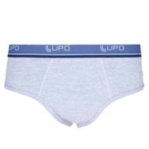 Cueca Slip em Algodão com Elastano Lupo Cinza Cueca Slip em Algodão com Elastano Lupo Cinza