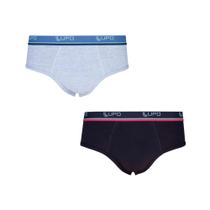 Cueca Slip Kit com 2 Unidades Lupo Cód: 524-088