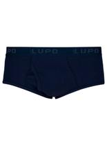 Cueca Slip Lupo 00546-002 Adulto Canelada Com Abertura Algodão T. P/GG