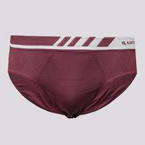 Cueca Slip Lupo Microfibra Sem Costura Vinho