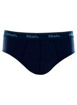 Cueca Slip Mash 073.58 Masculina Basica Algodão T. P/GG