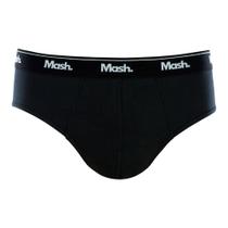 Cueca Slip Mash 073.58 Masculina Basica Algodão T. P/GG