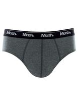 Cueca Slip Mash 073.58 Masculina Basica Algodão T. P/GG