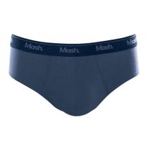 Cueca Slip Mash Masculina Algodão Elástico
