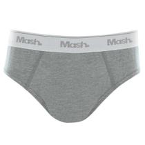 Cueca Slip Mash Masculina Algodão Lisa Infantil