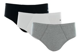 Cueca Slip Mash Ref. 010.20 - Kit Com 3