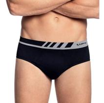 Cueca Slip Microfibra Sem Costura Lupo P Ao Xg