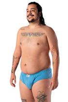 Cueca Slip Plus Size Masculina Algodão Conforto GG1 GG2 GG3 Cueca Slip Plus Size Masculina Algodão Conforto GG1 GG2 GG3