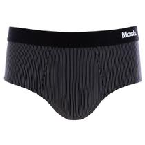 Cueca Slip Risca de Giz Mash Masculina Microfibra Elástico