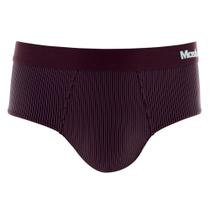 Cueca Slip Risca de Giz Mash Masculina Microfibra Elástico