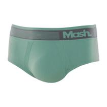 Cueca Slip Sem Costura Mash Masculina Microfibra Elástico