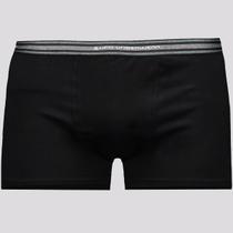 Cueca Sunga Lupo Basic Algodão com Elastano Preta e Cinza