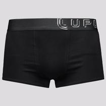 Cueca Sunga Lupo Big Logo Preta