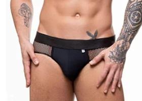 CUECA SUPLEX PRETO Arrastão ABERTA ATRAS