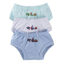 Cueca Tapa Fralda Bebê kit c/3 unidades Algodão - Tampinha