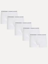 Cueca Tommy Hilfiger Cotton Boxer Trunk Branca Pack 5UN Tamanho:M/M