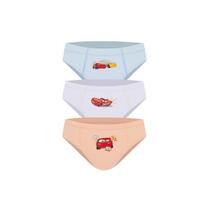 Cueca Trifil Infantil Carros H06094 Kit C/3