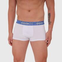 Cueca Trunk Branco/Azul Cueca Trunk Branco/Azul