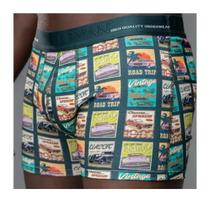 Cueca Upman 161C6 Boxer Poster Carros TAMANHO:Pcor:preto