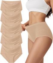 Cueca Vevmon Cintura Alta Algodão Cobertura Total Pacote com 5 Cueca Vevmon Cintura Alta Algodão Cobertura Total Pacote com 5