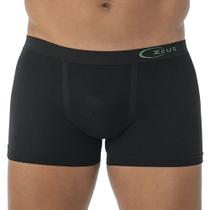Cueca Zeus Boxer Atlante Ultraleve Sem Costura Preto Eg