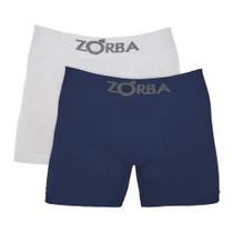 Cueca Zorba Boxer Microfibra Sem Costura 781 C/2
