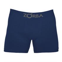 Cueca Zorba Boxer Seamless 781 Azul Marinho