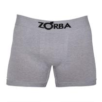 Cueca Zorba Boxer Seamless 781 Cinza
