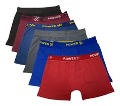 Cuecas Box Boxer Variadas Algodão Power Kit 5 Cor:SortidasTamanho:M Cuecas Box Boxer Variadas Algodão Power Kit 5 Cor:SortidasTamanho:M