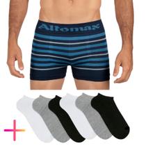 Cuecas Box E Meias Invisível Adulto Altomax Kit Com 06 Cada Cuecas Box E Meias Invisível Adulto Altomax Kit Com 06 Cada